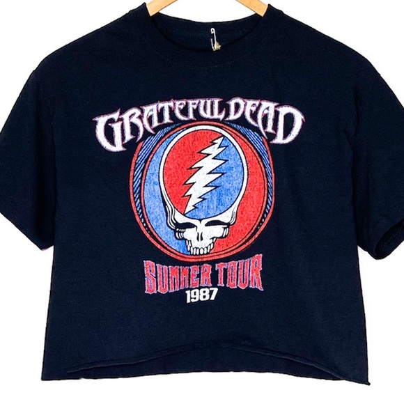 Grateful Dead Tops - SOLD The Grateful Dead ‘Summer Tour 1987’ Crop